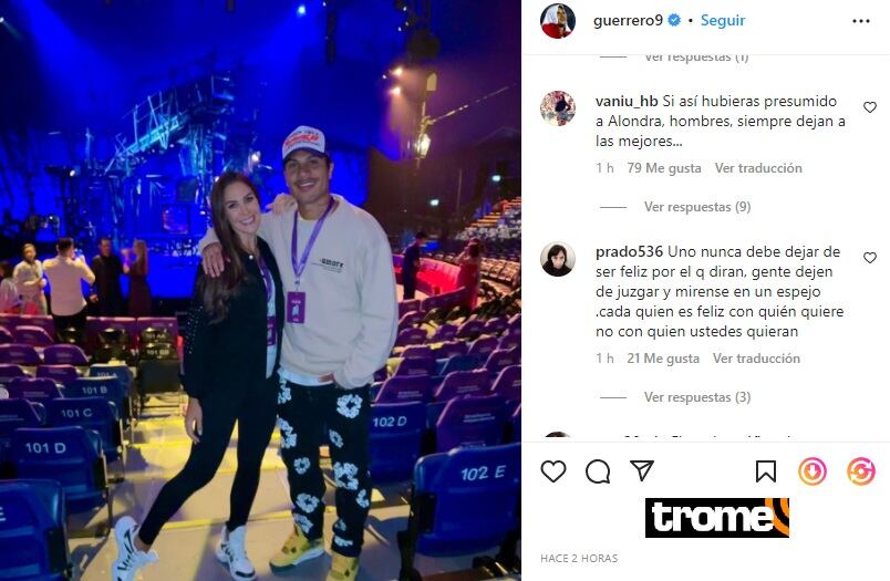 Paolo Guerrero dedica romántico mensaje a Ana Paula