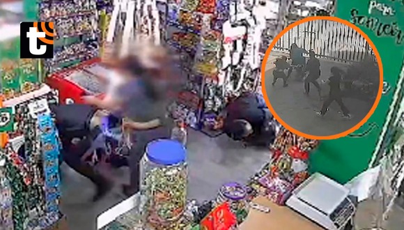 Los Olivos: Trabajadores se enfrentan a delincuentes y frustran asalto a minimarket