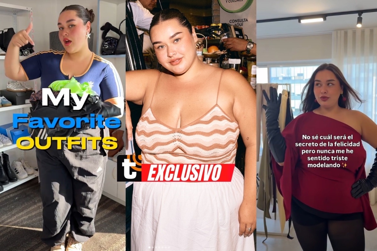 Desde TikTok, promueve la moda inclusiva y el orgullo por el cuerpo real, sin filtros ni estereotipos. Foto: Compos. / Trome.