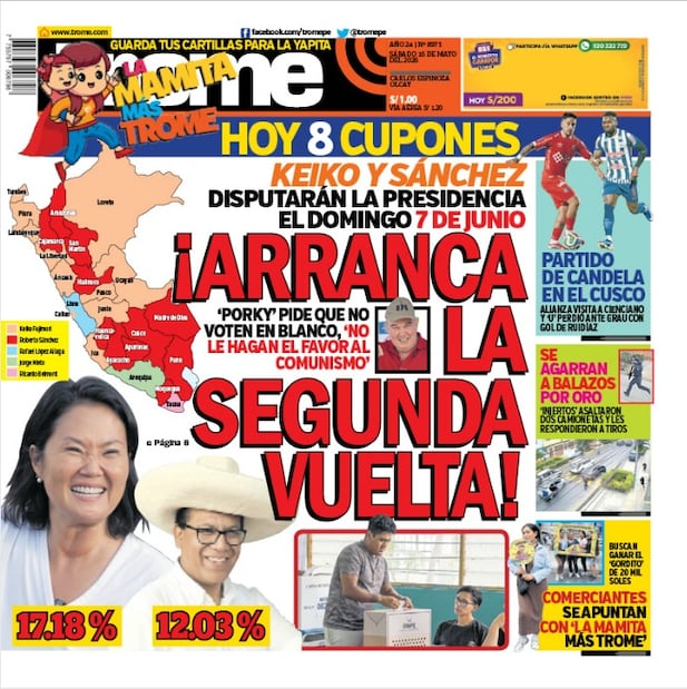 Portada Trome