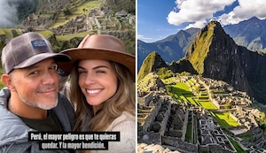 ¡Escapada romántica! Alejandro Sanz y Stephanie Cayo se dejan ver juntos en Machu Picchu