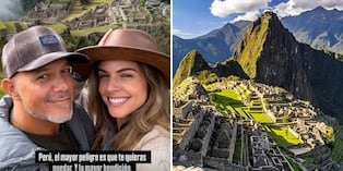 ¡Escapada romántica! Alejandro Sanz y Stephanie Cayo se dejan ver juntos en Machu Picchu