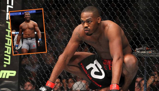 Jon Jones quiere la pelea con Ngannou, pero debe terminar su vínculo con UFC. (Agencias)