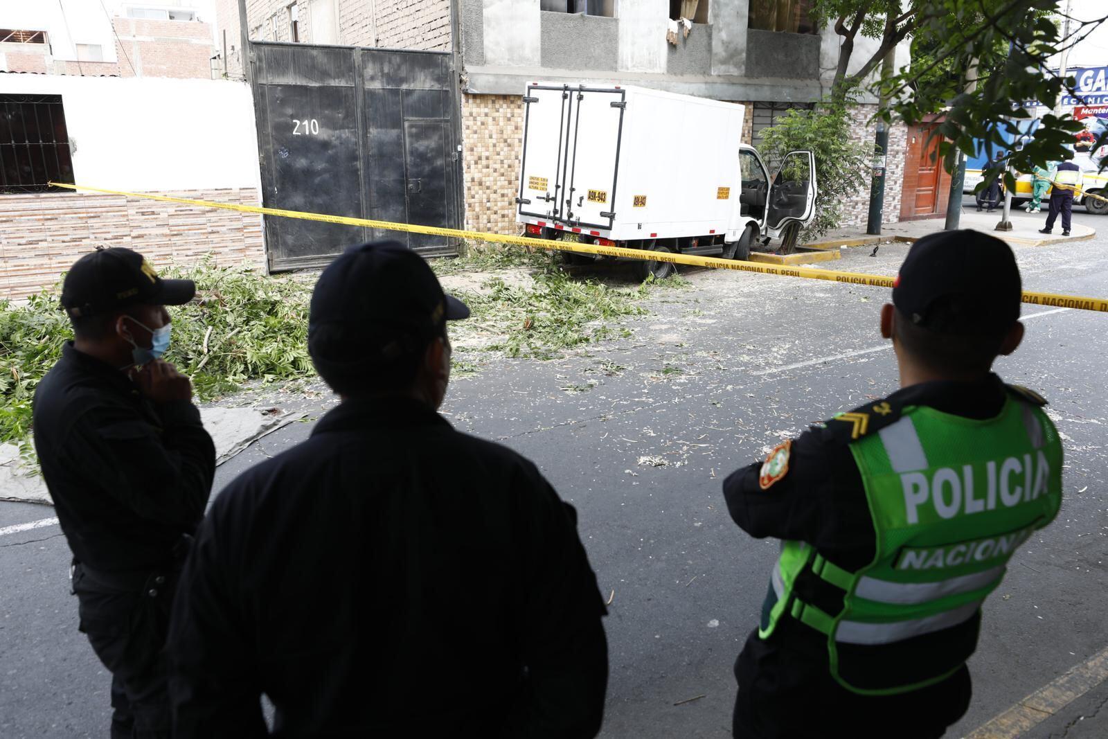 Terrible accidente ocurrió en Barranco, en el límite con Surco. | Foto: Eduardo Cavero