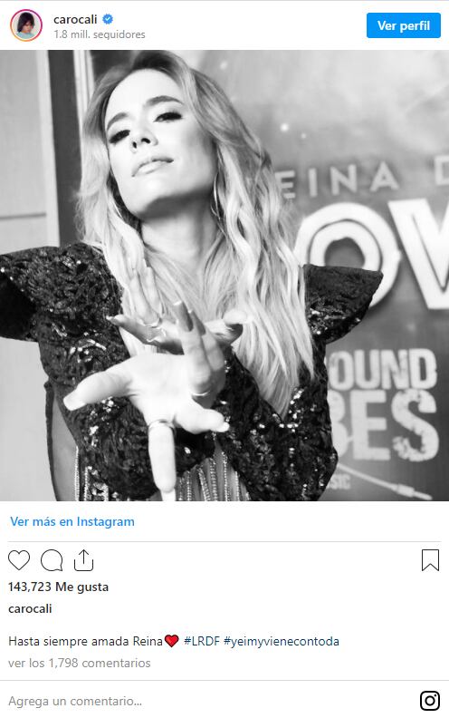 Posiblemente la serie de La Reina del Flow solo cuente con 2 temporadas nada más. (Foto: Instagram)