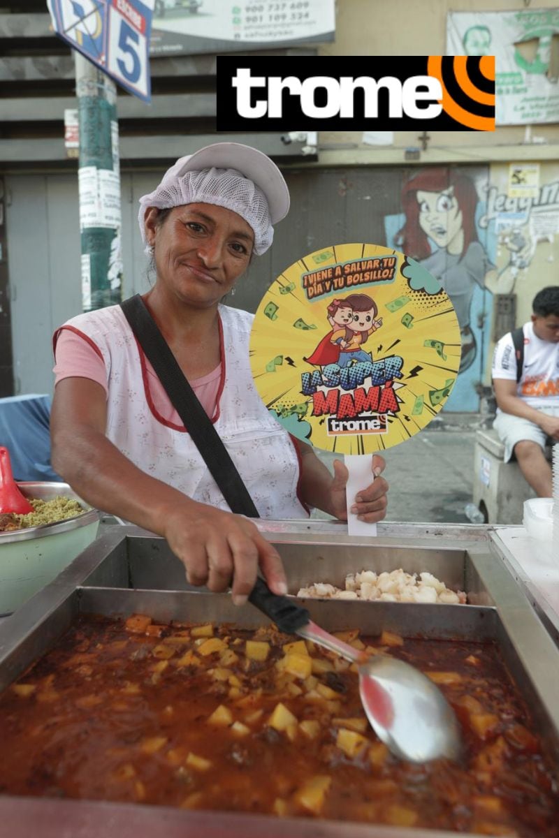 La rica comida no pudo faltar en este tremendo encuentro de fútbol en La Victoria. Foto: Julio Reaño Mesones/Trome.