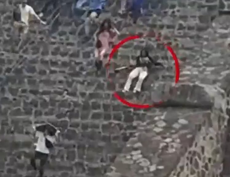 Habla peruana que sobrevivió a tiroteo en la Pirámide de Teotihuacán