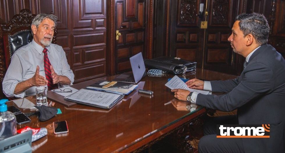 Francisco Sagasti en entrevista con Trome