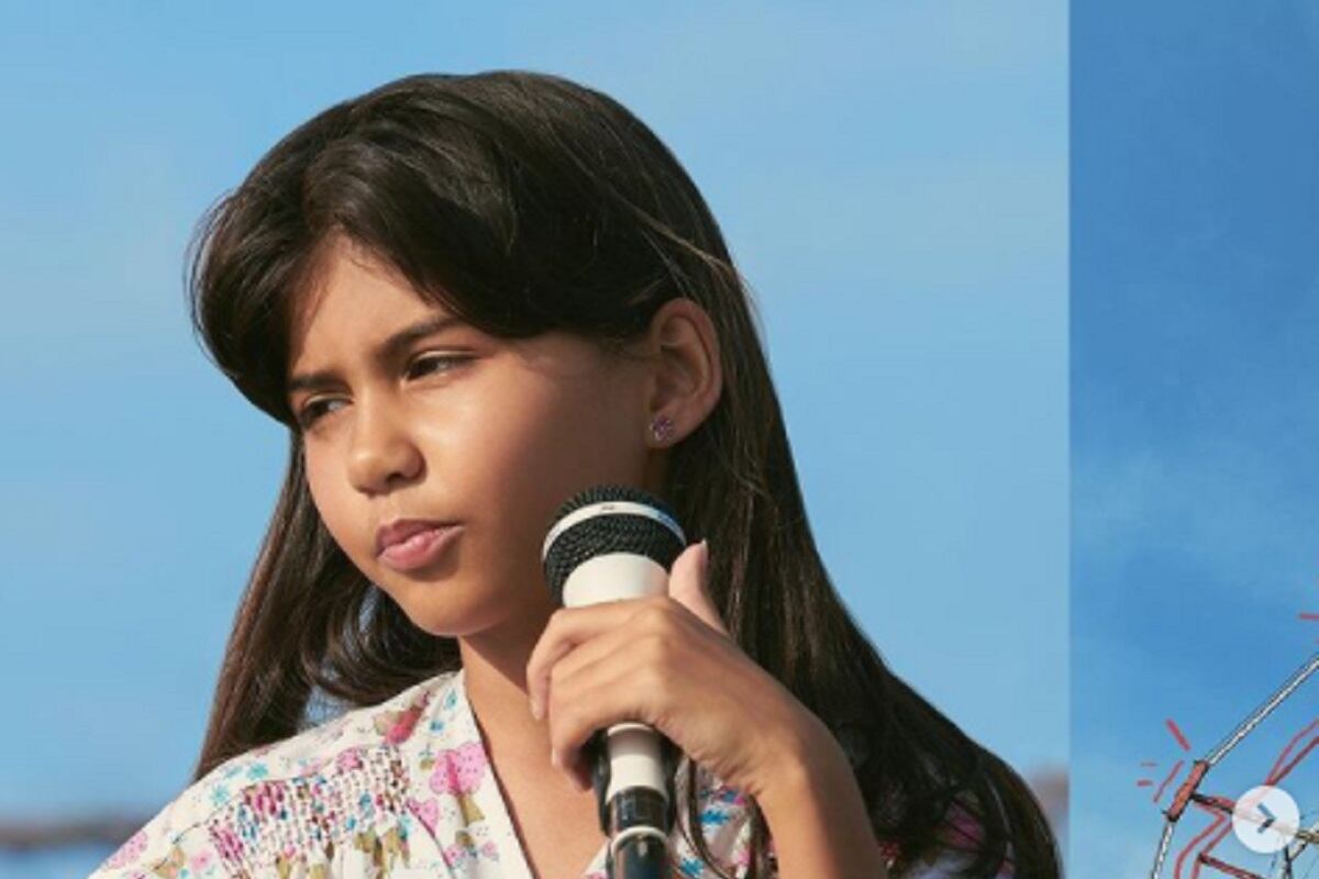 Madison Taylor Baez es conocida como la Niña Himno (Foto: Netflix)