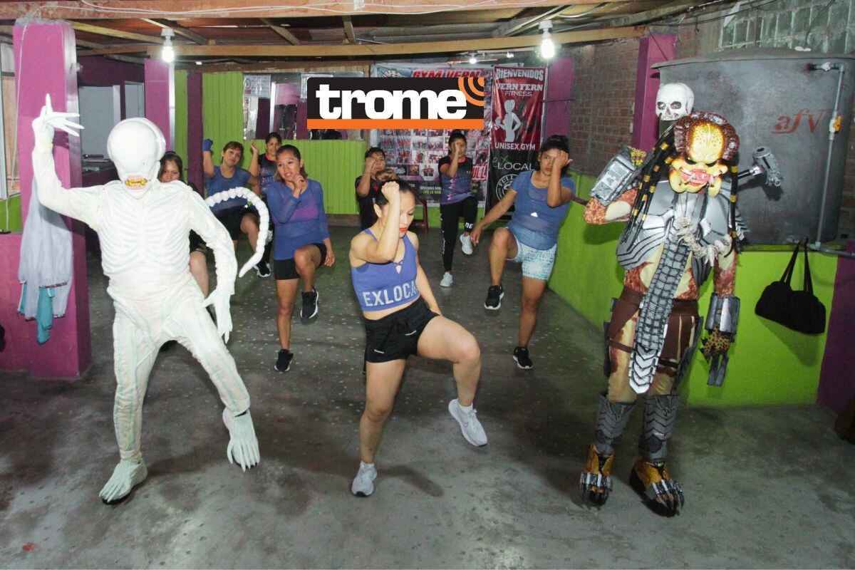 Se pusieron de acuerdo y empezaron a hacer ejercicios. Foto: Trome.