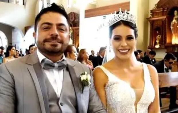 Moisés Vega y su esposa, Flavia Gómez