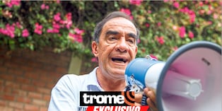 Yonhy Lescano: “López Chau estuvo encarcelado por asalto y robo”. (Foto: Cesar Campos)