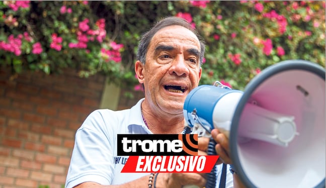 Yonhy Lescano: “López Chau estuvo encarcelado por asalto y robo”. (Foto: Cesar Campos)