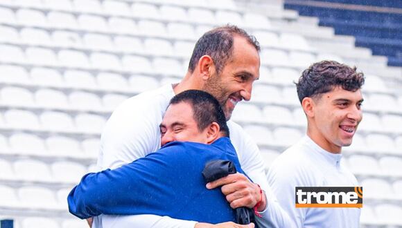 Alianza Lima recibió a equipo con habilidades especiales en un emotivo encuentro (@clubALoficial)