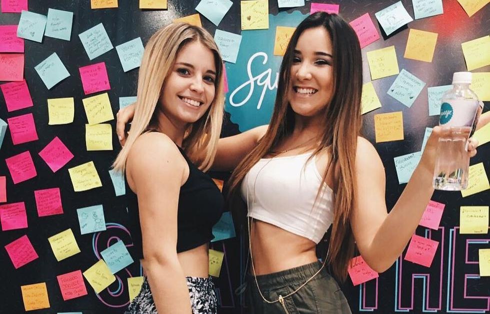 Flavia Laos y Ale Fuller.