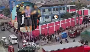 ¡Pánico frente a colegio en Mi Perú! Escolares corrieron tras ataque a balazos contra un alumno