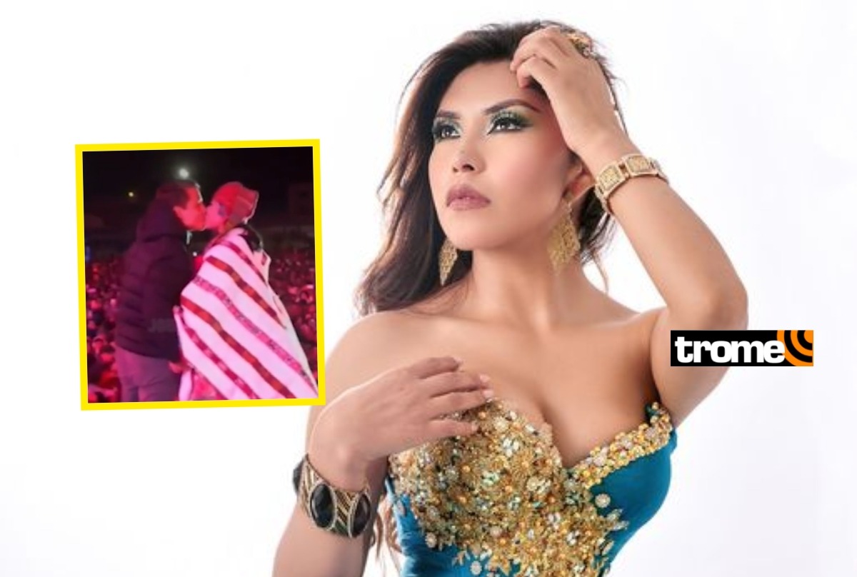 Yarita Lizeth oficializó relación con su pareja y lo besó en vivo