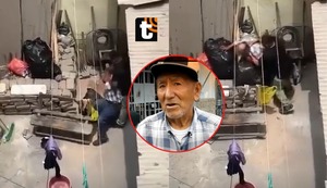 Anciano que fue golpeado y ahorcado por su hijo sale en su defensa: “Yo no he peleado con él, me he caído”