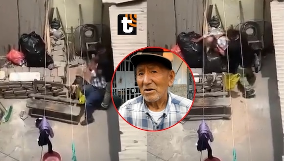 TROME - Anciano sale en defensa de su hijo