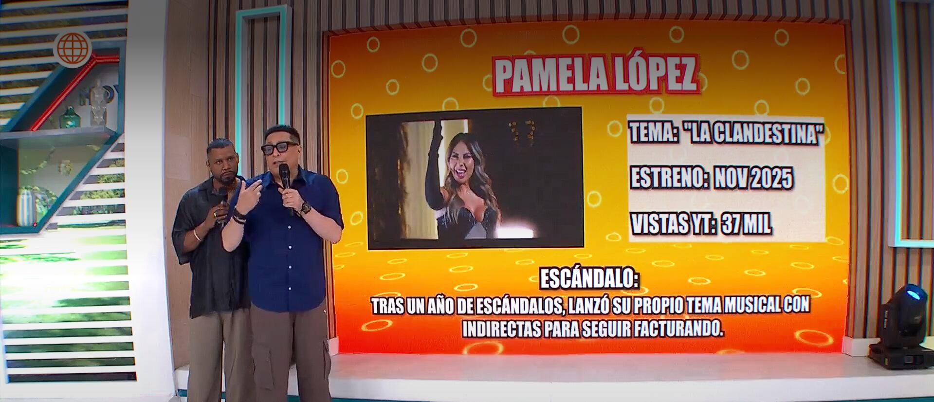 Trujillana encara a Carloncho en vivo. (Fuente: América Hoy)