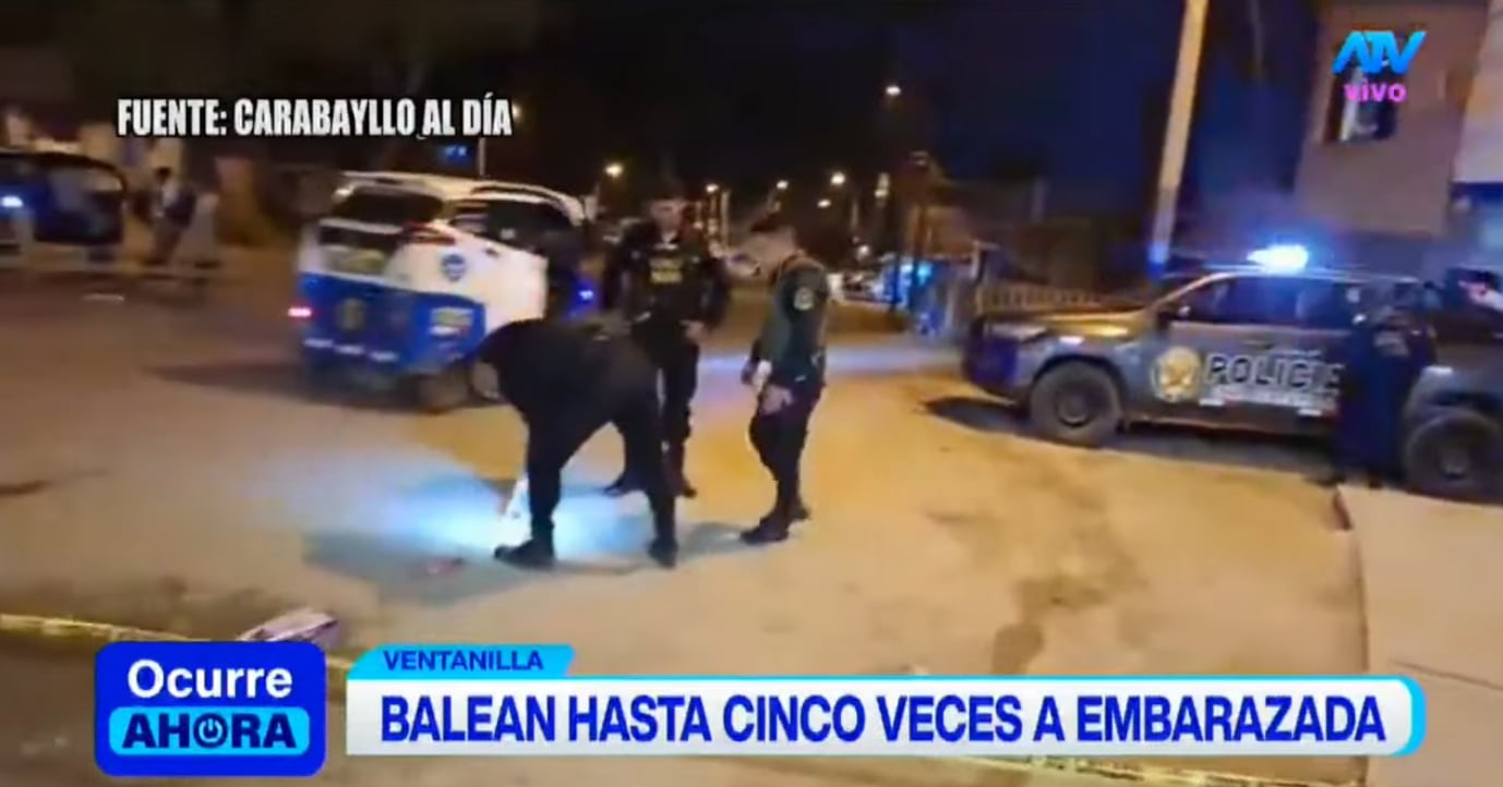 Embarazada fue atacada por sicario que le disparó cinco veces en Ventanilla.