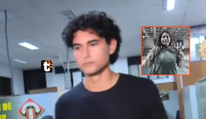 Así fue la salida de Adrián Villar tras recibir impedimento de salida del país por atropellar a deportista