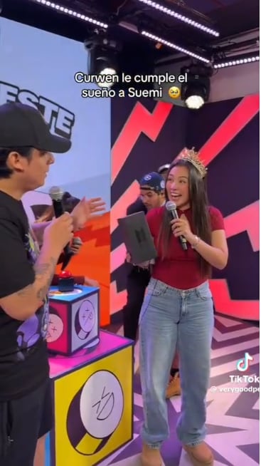 Curwen emociona a los usuarios por 'detallazo' con Suemi Chang.