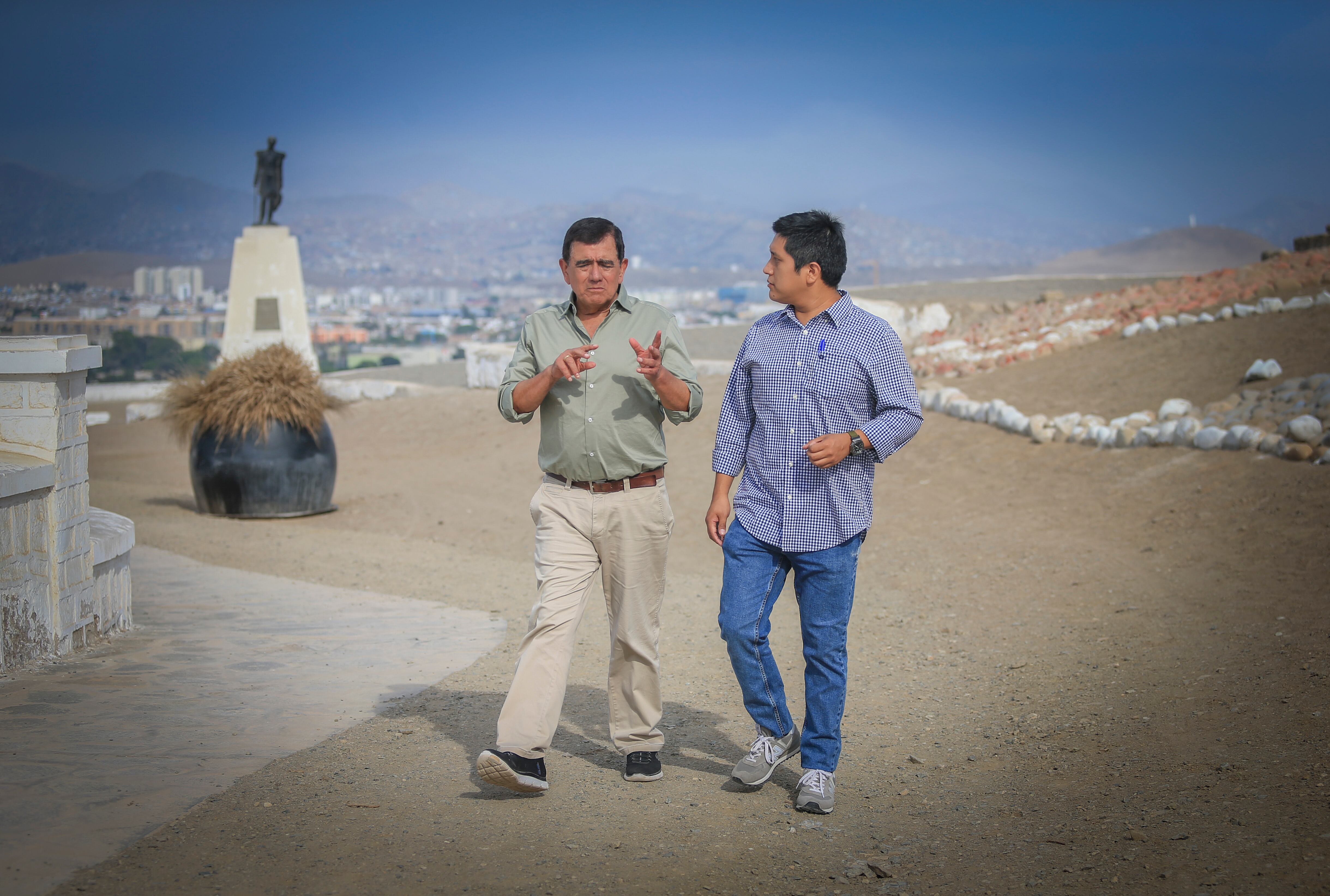 José Williams asegura que de llegar a la presidencia renunciaría a su pensión de militar. (Foto: César Bueno)