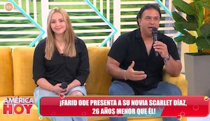 Farid Ode presenta a su novia Escarlet y sorprende con la diferencia de edad