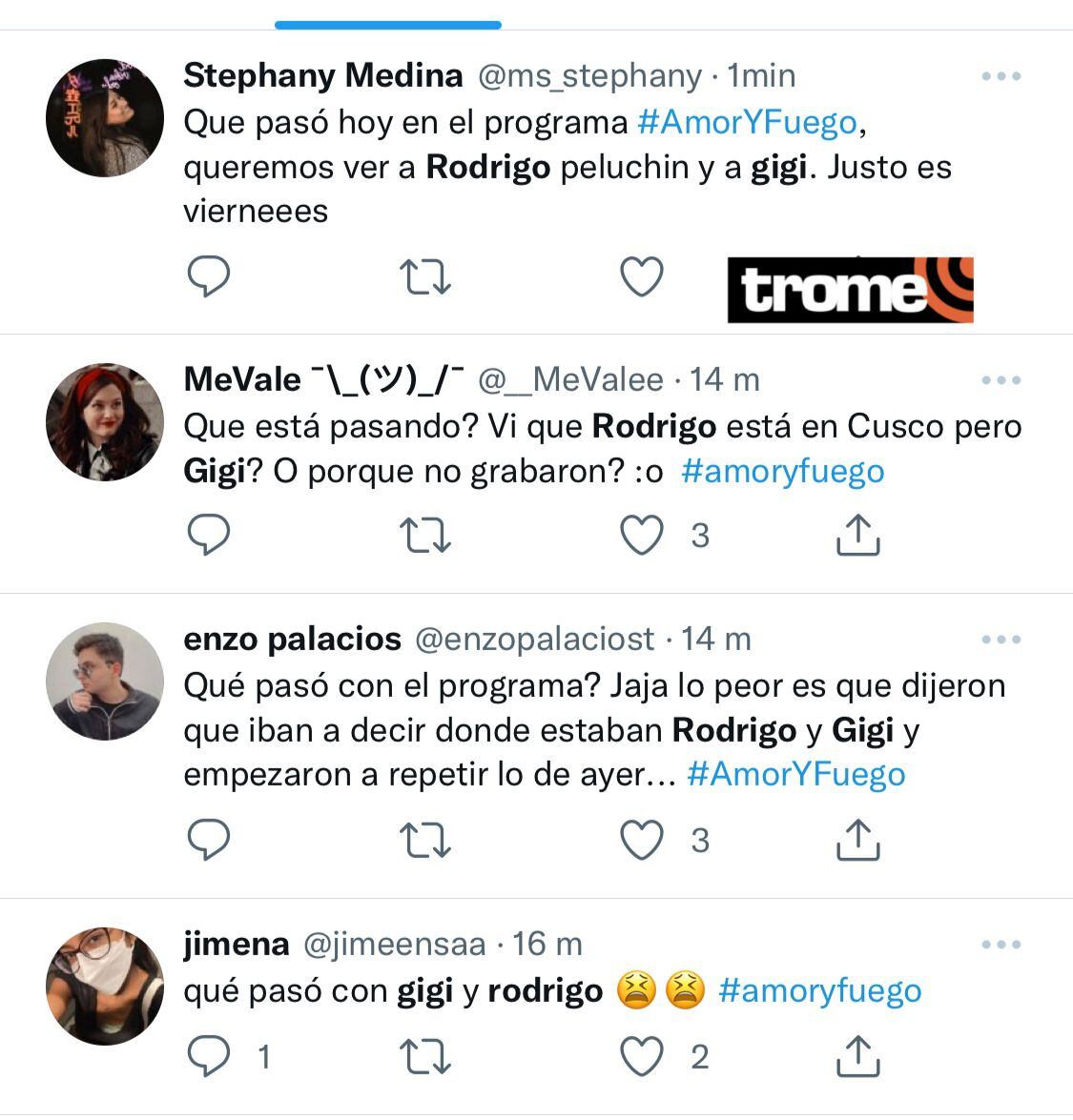 Conductores de 'Amor y Fuego' se ausentan