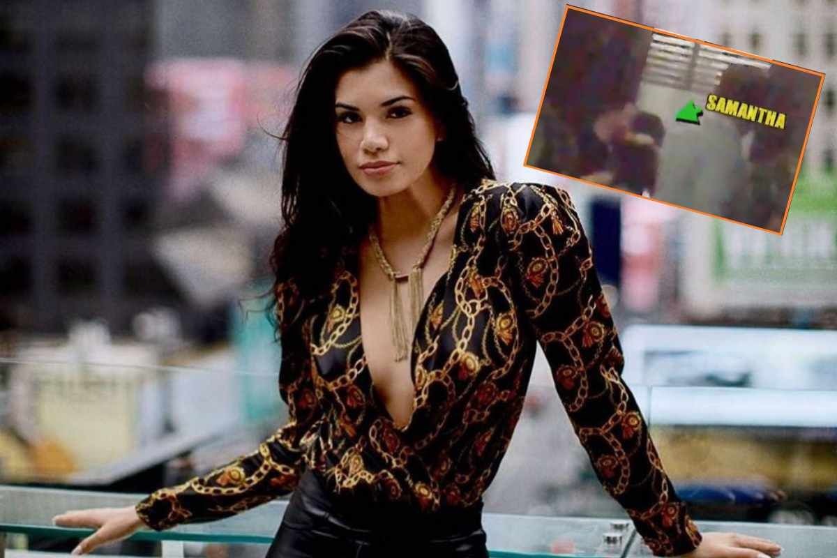 Samantha Batallanos fue captada muy cariñosa con galán barbón. (Redes sociales)