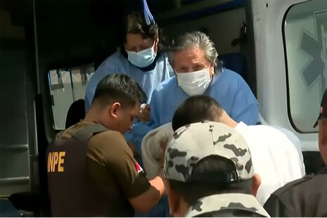 Alejandro Toledo fue trasladado de Barbadillo al hospital de Vitarte por complicación en su salud