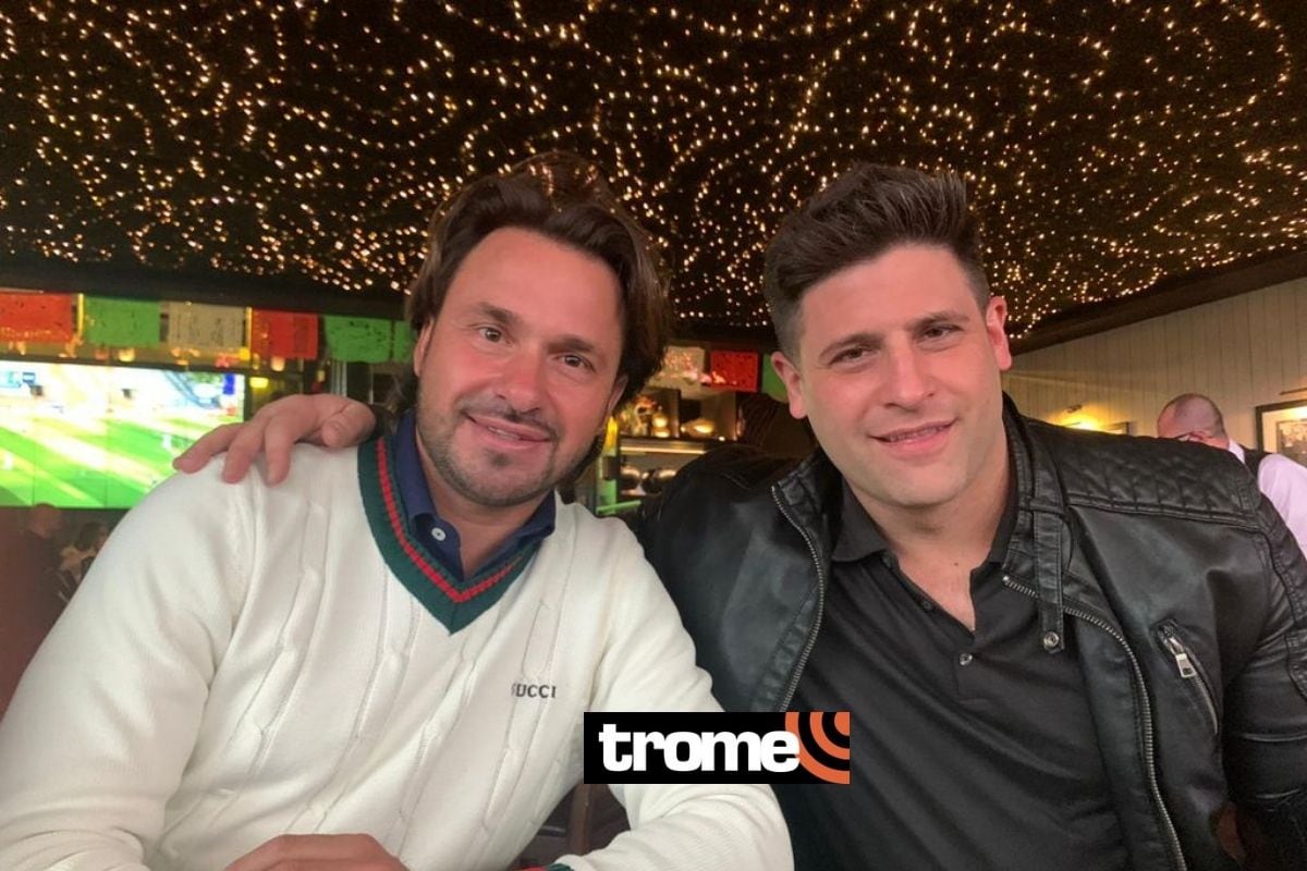 Cristian Zuárez y su abogado Ignacio Trimarco.