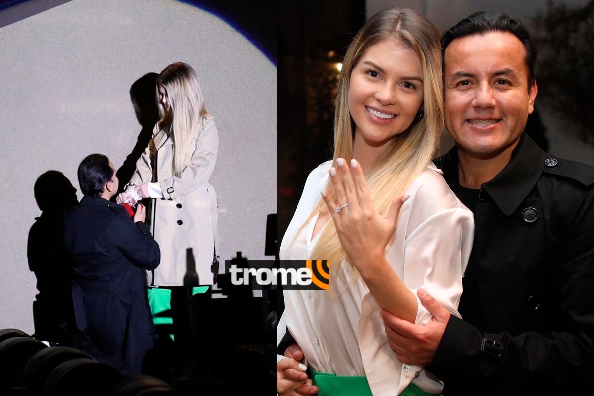 Brunella Horna y Richard Acuña sorprendieron con su compromiso. Foto: Instagram