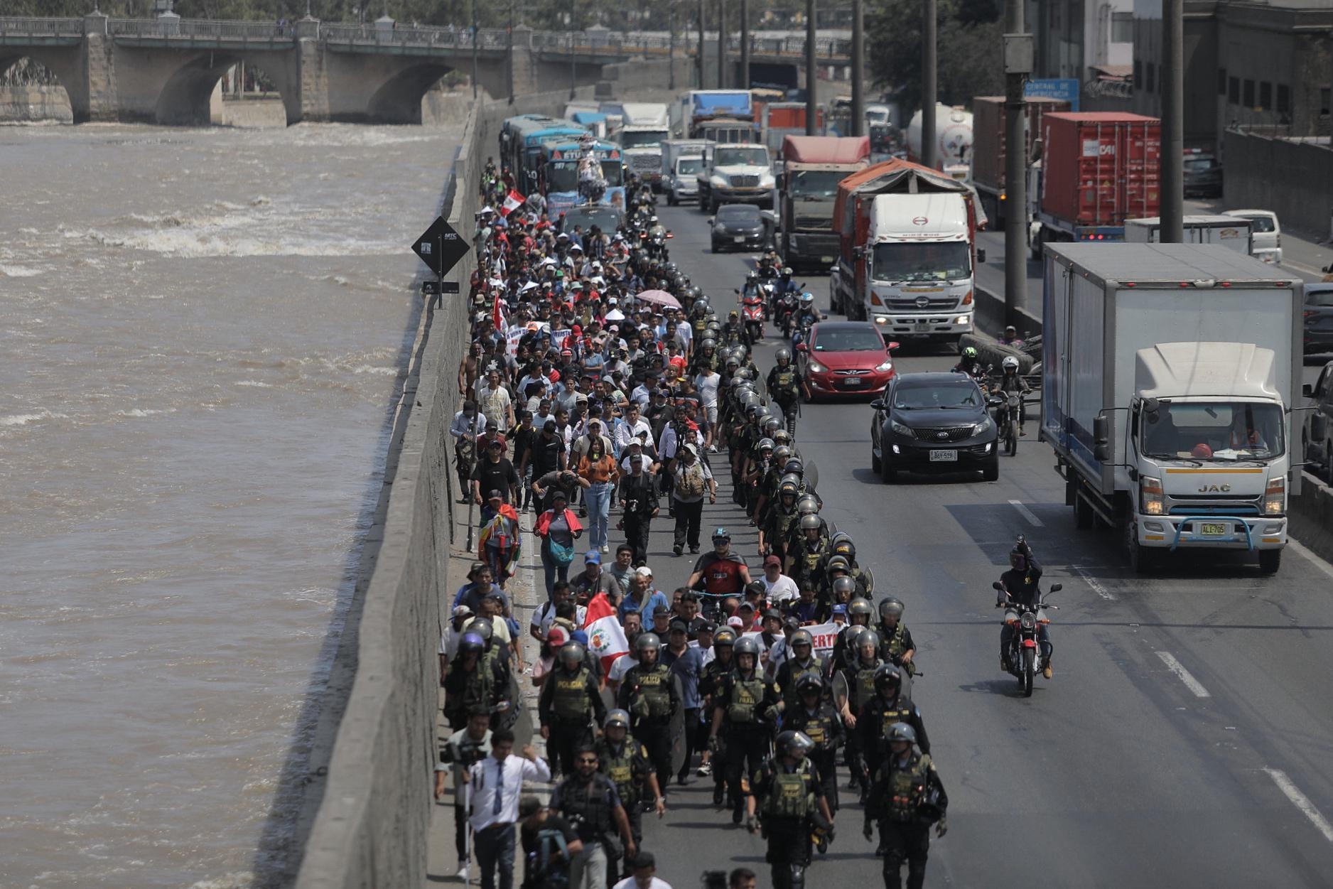 Paro de transportistas. Foto: Joel Alonso/ @photo.gec