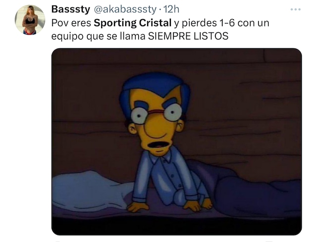 Memes de la goleada 6-1 que recibió Sporting Cristal de parte de Always Ready en Bolivia. (Fotos: Twitter)