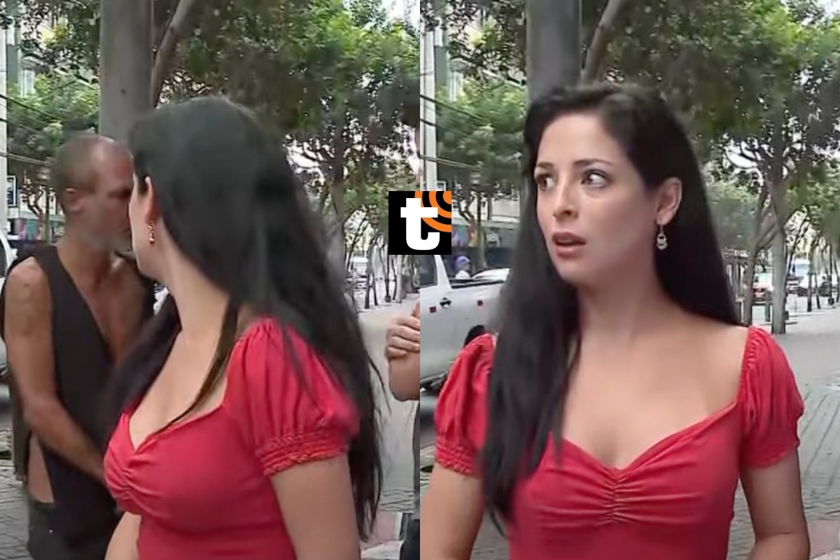 Andrea Luna recibe groseros insultos en plena entrevista EN VIVO en Miraflores