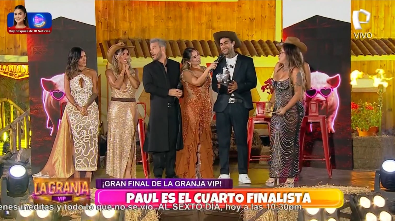 Paul Michael se convierte en el cuarto lugar en 'La Granja vip'.