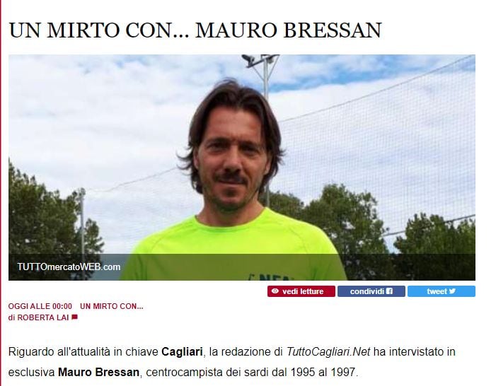 Ex volante de Cagliari elogió el fichaje del 'Bambino de los Andes'