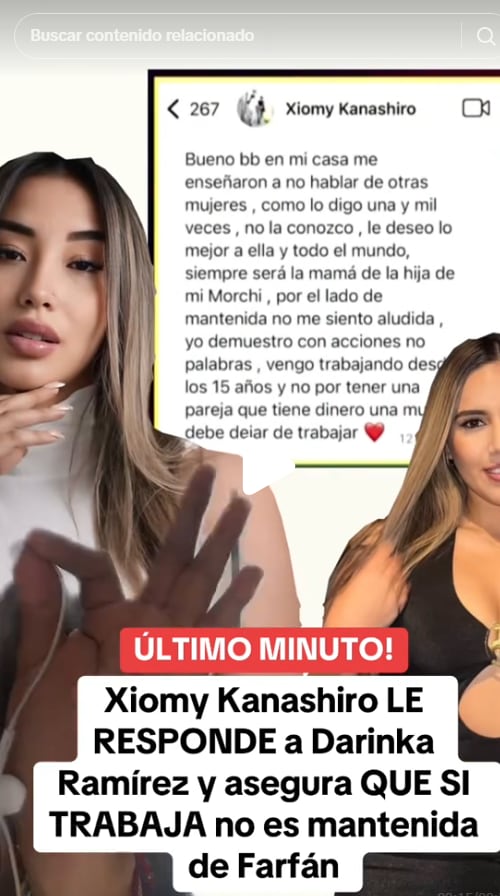 Novia de Farfán niega ser mantenida.