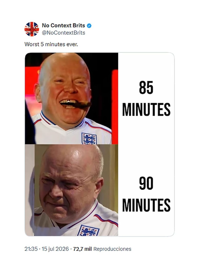 Memes de las remontada épica de Argentina a Inglaterra