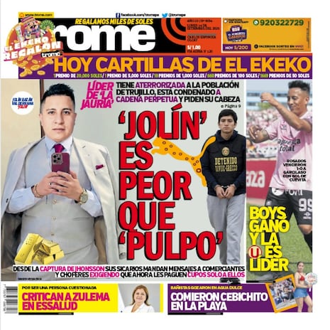 ‘JOLÍN’ ES PEOR QUE ‘PULPO’
