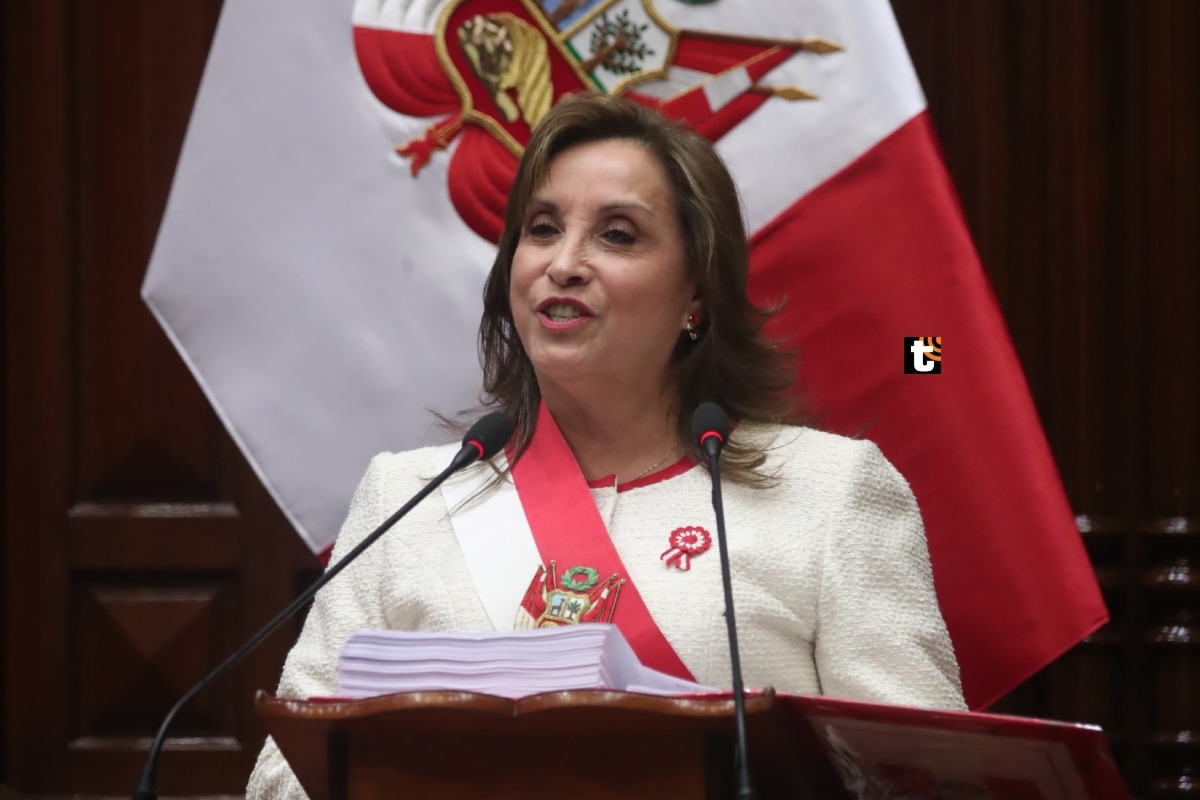 Dina Boluarte y su discurso