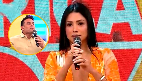 Pamela Franco reclama en vivo a Christian Domínguez