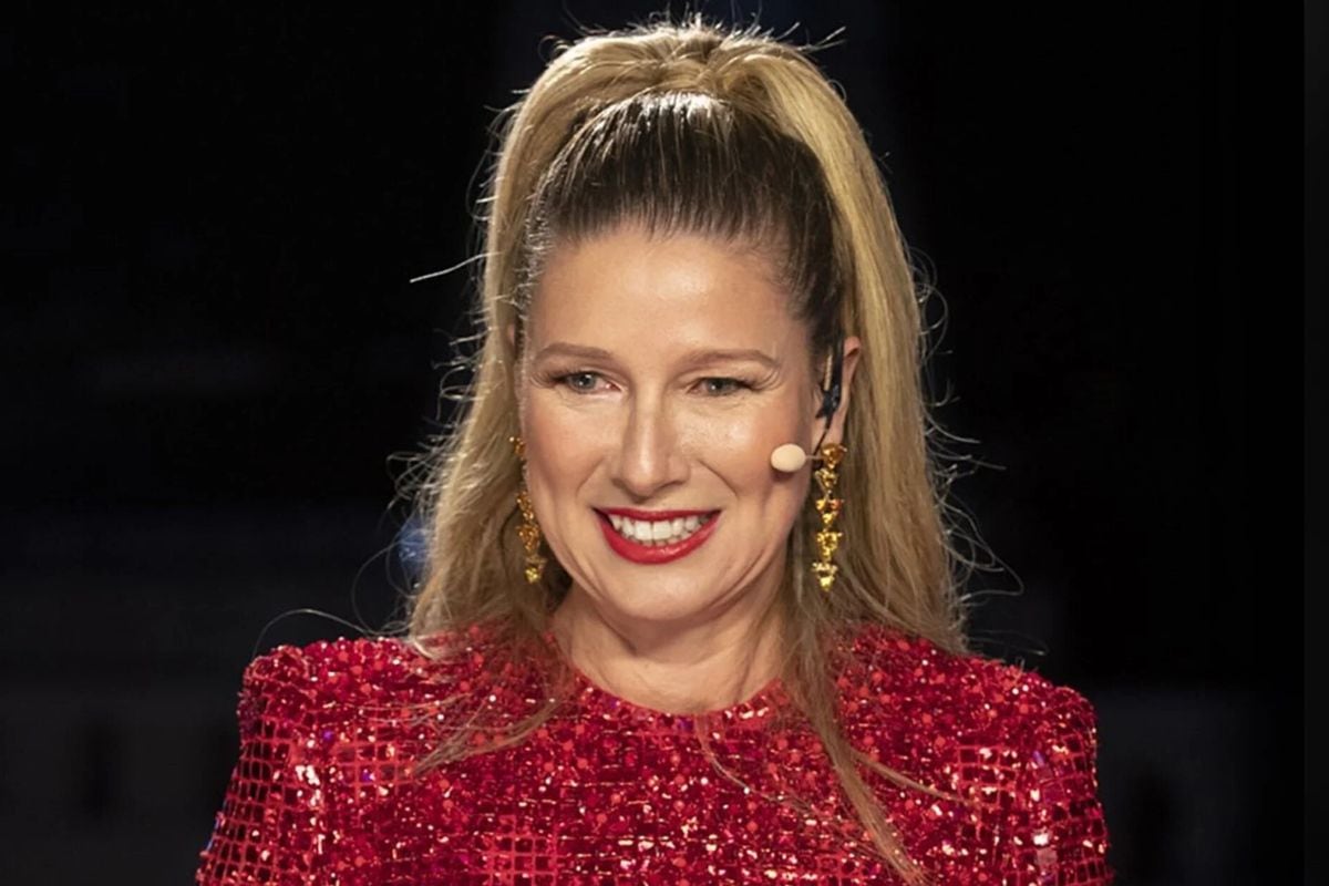 Anne Igartiburu en las "Campanadas 2021-2022" (Foto: La 1)