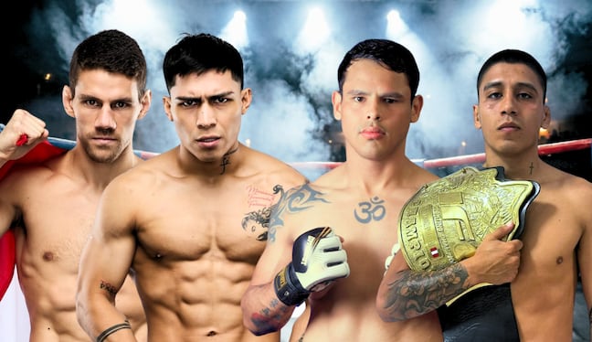 Escuza, Guaylupo, Ravello y 'Penchía' van por su contrato con UFC. (Redes sociales)