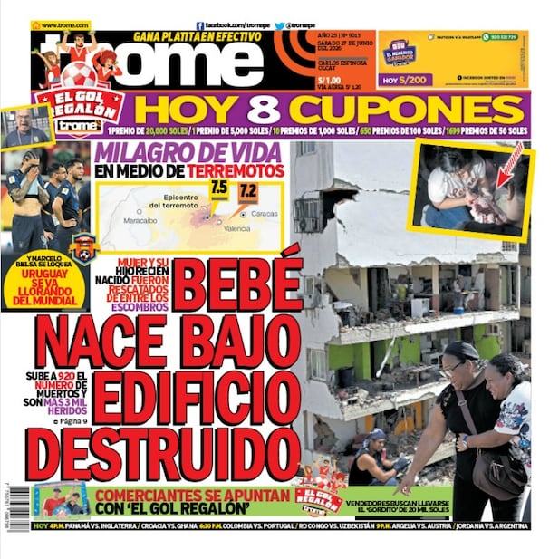 Portada Trome