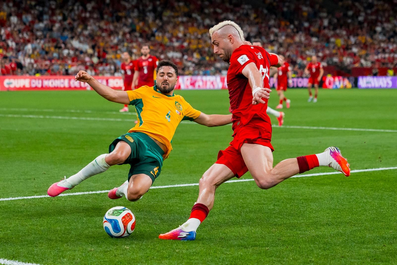 Turquía cayó 0-2 ante Australia en su debut en el Mundial 2026. (EFE)