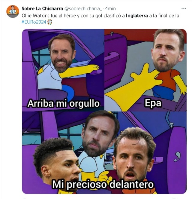Disfruta de los mejores memes de Inglaterra vs. Países Bajos en la Eurocopa