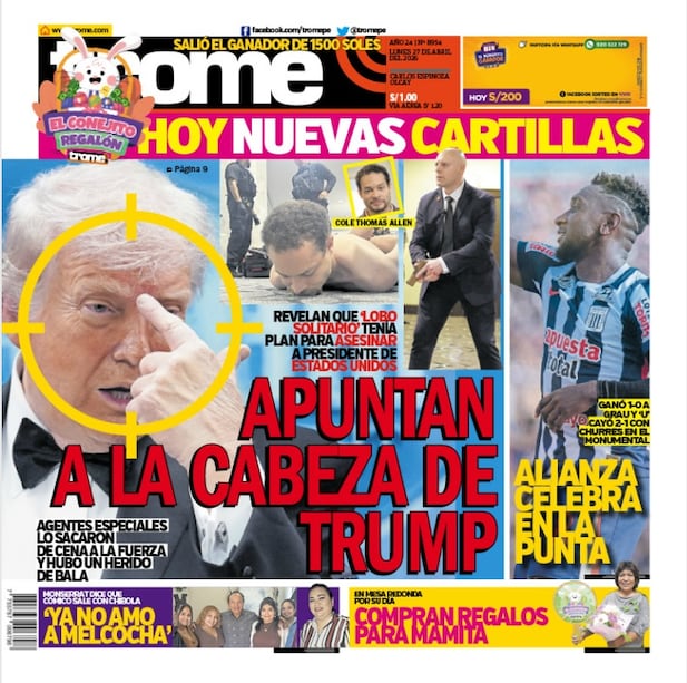 Portada Trome